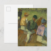 Edgar Degas | Vier Jockeys Briefkaart (Voorkant / Achterkant)