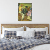 Edgar Degas | Vier Jockeys Canvas Afdruk (Insitu (Slaapkamer))