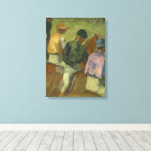 Edgar Degas | Vier Jockeys Canvas Afdruk (Insitu (Houten vloer))