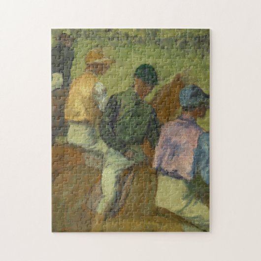 Edgar Degas | Vier Jockeys Legpuzzel (Verticaal)