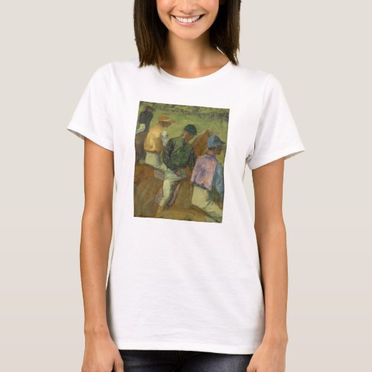Edgar Degas | Vier Jockeys T-shirt (Voorkant)