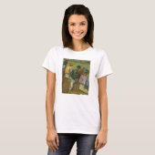 Edgar Degas | Vier Jockeys T-shirt (Voorkant volledig)