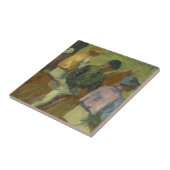Edgar Degas | Vier Jockeys Tegeltje (Zijkant)