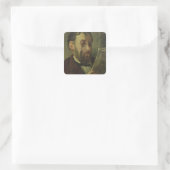 Edgar Degas Vierkante Sticker (Tas)