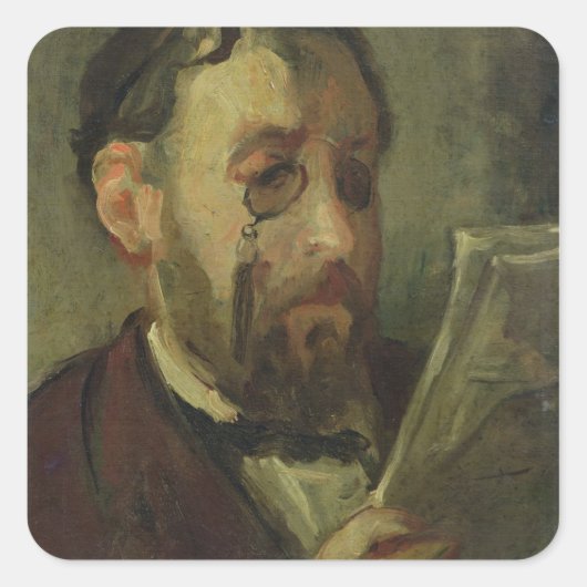 Edgar Degas Vierkante Sticker (Voorkant)