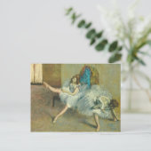 Edgar Degas | Vóór de ballet, 1890-1892 Briefkaart (Staand voorkant)