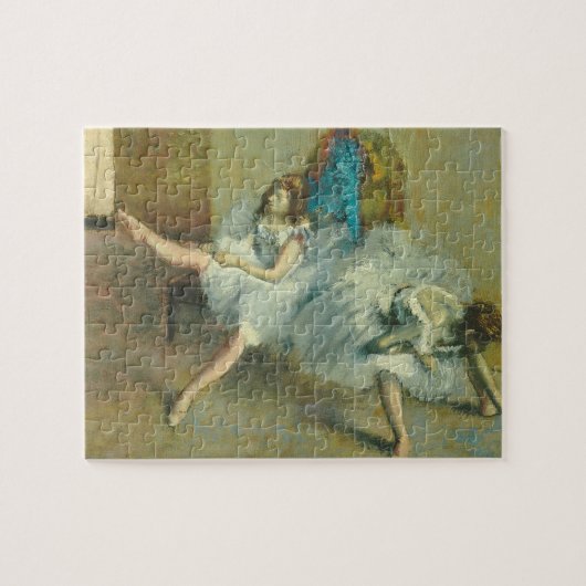 Edgar Degas | Vóór de ballet, 1890-1892 Legpuzzel (Horizontaal)