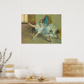 Edgar Degas | Vóór de ballet, 1890-1892 Poster (Keuken)