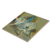 Edgar Degas | Vóór de ballet, 1890-1892 Tegeltje (Zijkant)