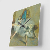 Edgar Degas | Vóór de ballet, 1890-1892 Vierkante Klok (Hoek)