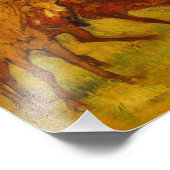 Edgar Degas voor de race Foto Afdruk (Hoek)