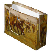  Edgar Degas voor de race Large Cadeautasje (Voorkant Gekanteld)