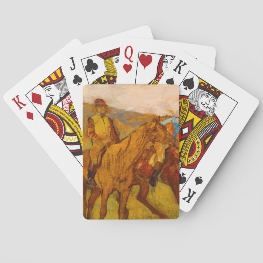 Edgar Degas voor de race Pokerkaarten (Achterkant)