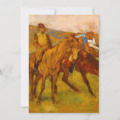Edgar Degas voor de race Save The Date (Voorkant)