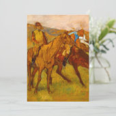 Edgar Degas voor de race Save The Date (Staand voorkant)