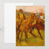 Edgar Degas voor de race Save The Date (Voorkant / Achterkant)