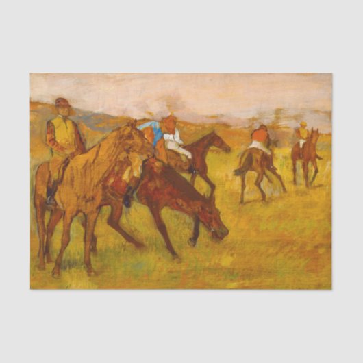 Edgar Degas voor de race Tissuepapier (Voorkant)
