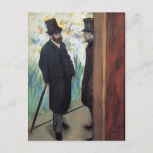 Edgar Degas: Vrienden in het theater Briefkaart