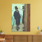 Edgar Degas | Vrienden in het theater Canvas Afdruk (Insitu (Woonkamer))