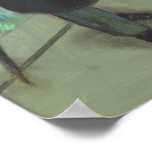 Edgar Degas | Vrienden in het theater Poster (Hoek)