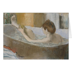 Edgar Degas   Vrouw in haar Bath, sponk haar been