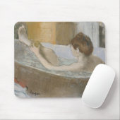 Edgar Degas | Vrouw in haar Bath, sponk haar been Muismat (Met muis)