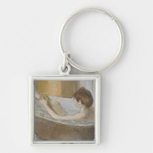Edgar Degas   Vrouw in haar Bath, sponk haar been Sleutelhanger