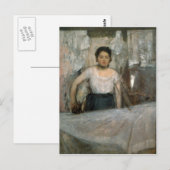 Edgar Degas - Vrouw Ironing Briefkaart (Voorkant / Achterkant)
