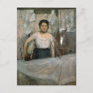 Edgar Degas - Vrouw Ironing Briefkaart