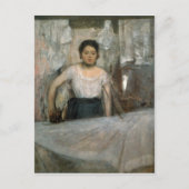 Edgar Degas - Vrouw Ironing Briefkaart (Voorkant)