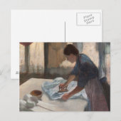 Edgar Degas | Vrouw Ironing, c.1876-87 Briefkaart (Voorkant / Achterkant)
