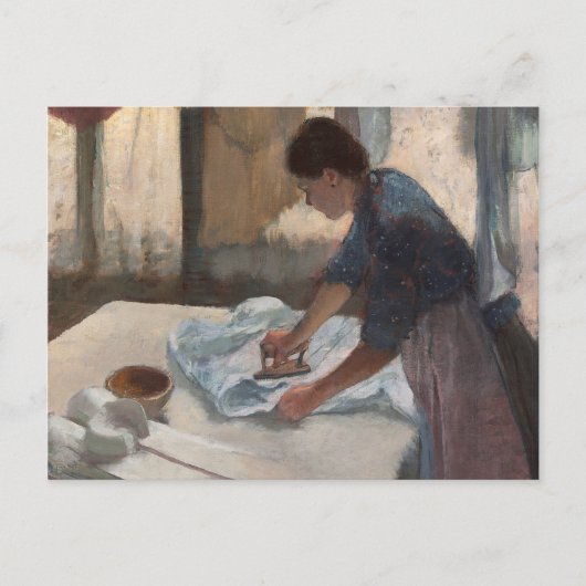 Edgar Degas | Vrouw Ironing, c.1876-87 Briefkaart (Voorkant)