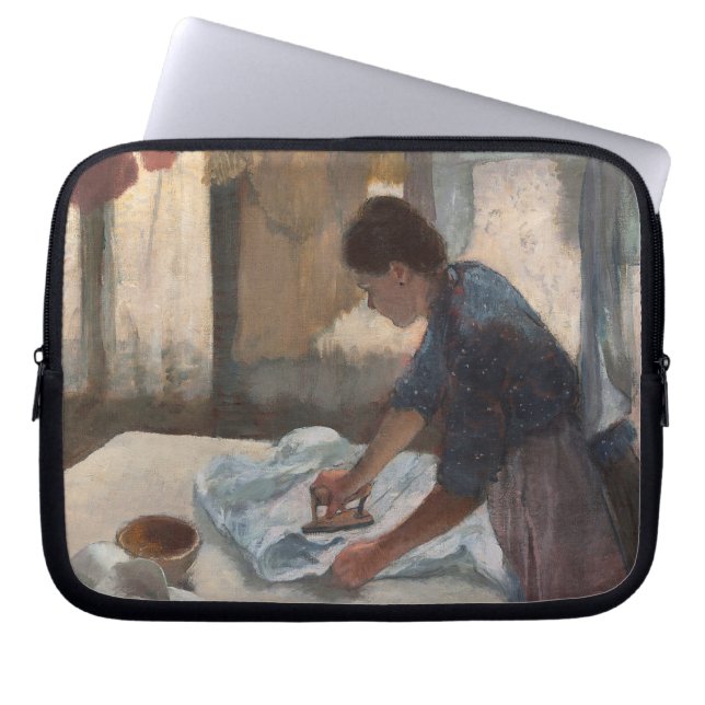 Edgar Degas | Vrouw Ironing, c.1876-87 Laptop Sleeve (Voorkant)