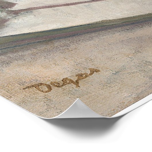 Edgar Degas | Vrouw Ironing, c.1876-87 Poster (Hoek)