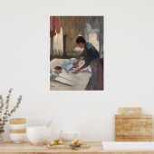 Edgar Degas | Vrouw Ironing, c.1876-87 Poster (Keuken)