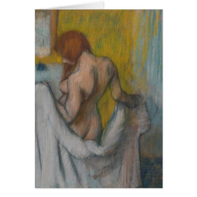 Edgar Degas | Vrouw met handdoek (Voorkant)