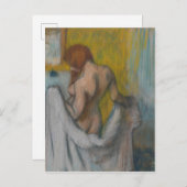 Edgar Degas | Vrouw met handdoek Briefkaart (Voorkant / Achterkant)