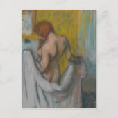Edgar Degas | Vrouw met handdoek Briefkaart (Voorkant)