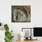 Edgar Degas - Vrouw met linkerarm 1884 pasta Poster (Thuiskantoor)
