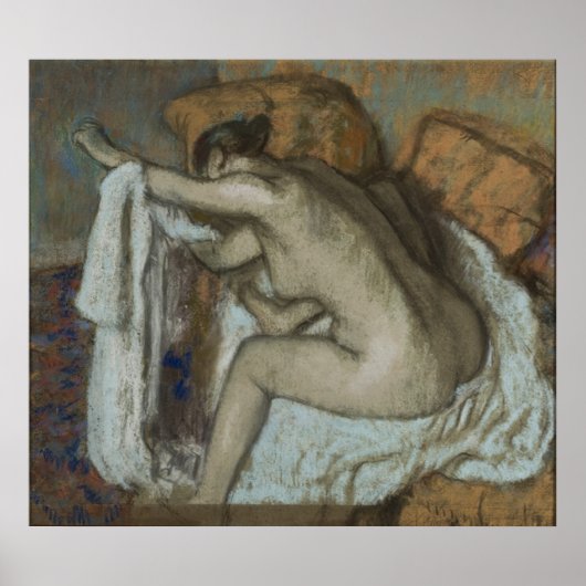Edgar Degas - Vrouw met linkerarm 1884 pasta Poster (Voorkant)