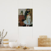 Edgar Degas | Vrouw met twee meisjes Poster (Keuken)