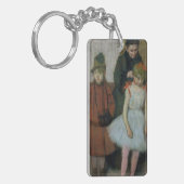 Edgar Degas | Vrouw met twee meisjes Sleutelhanger (Voorkant Links)