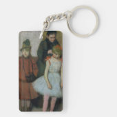 Edgar Degas | Vrouw met twee meisjes Sleutelhanger (achterkant)