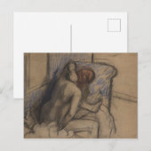 Edgar Degas | Vrouwen die haar haar haar haar drog Briefkaart (Voorkant / Achterkant)