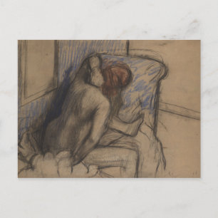 Edgar Degas   Vrouwen die haar haar haar haar drog Briefkaart