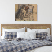 Edgar Degas | Vrouwen die haar haar haar haar drog Canvas Afdruk (Insitu (Slaapkamer))