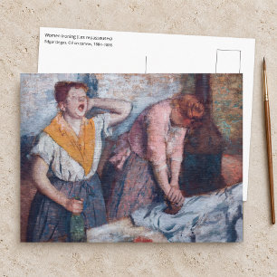 Edgar Degas - Vrouwen die strijken Briefkaart