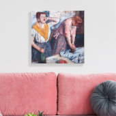 Edgar Degas - Vrouwen die strijken Canvas Afdruk (Insitu (Woonkamer))