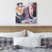 Edgar Degas - Vrouwen die strijken Canvas Afdruk (Insitu (Slaapkamer))