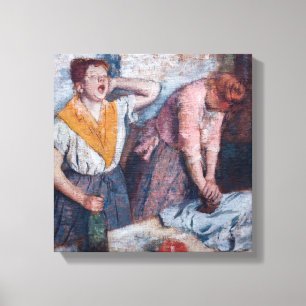 Edgar Degas - Vrouwen die strijken Canvas Afdruk